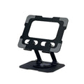 Tannero Black Carbon Steel 360-Degree Rotating Adjustable Tablet Stand for iPad, Samsung Galaxy Tab, Lenovo Pad
