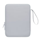 Tannero 12.9 - Inch Waterproof Tablet Sleeve Case, PU Leather, Compatible with iPad / Samsung / Realme / OnePlus (Grey)