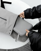 Tannero 12.9 - Inch Waterproof Tablet Sleeve Case, PU Leather, Compatible with iPad / Samsung / Realme / OnePlus (Grey)