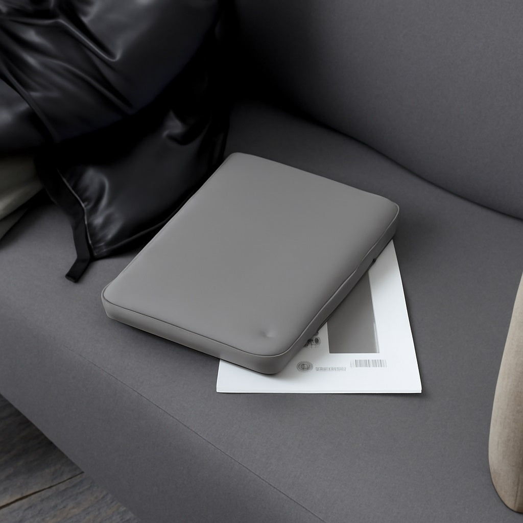 Tannero 12.9 - Inch Waterproof Tablet Sleeve Case, PU Leather, Compatible with iPad / Samsung / Realme / OnePlus (Grey)