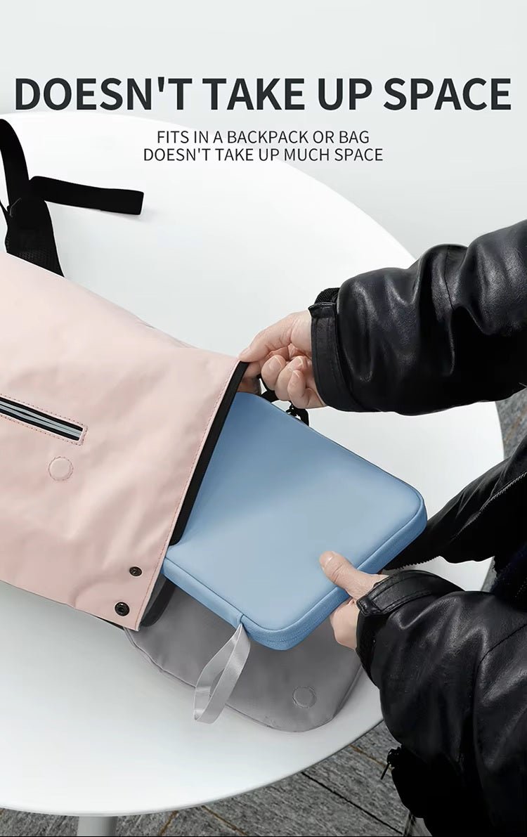 Tannero 12.9 - Inch Waterproof Tablet Sleeve Case, PU Leather, Compatible with iPad / Samsung / Realme / OnePlus (Blue)