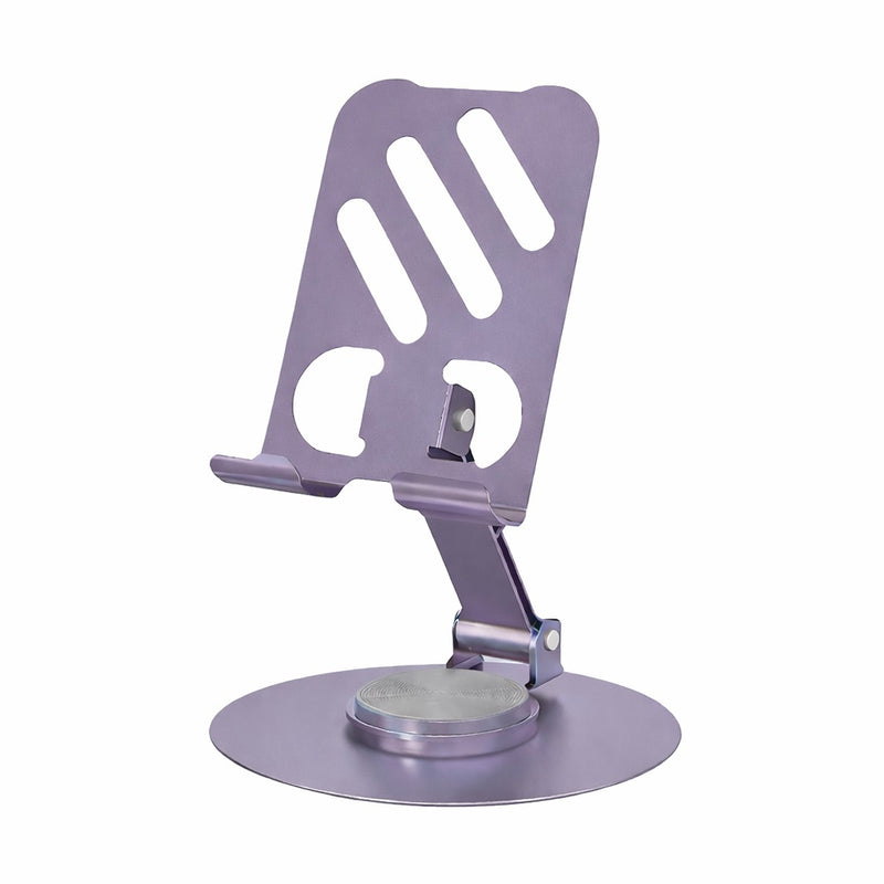 Tannero Purple Premium Metal Mobile Stand - 360 degree rotation